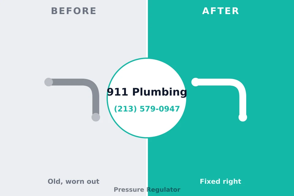 Before and after: plumbing company Johnson City, TX